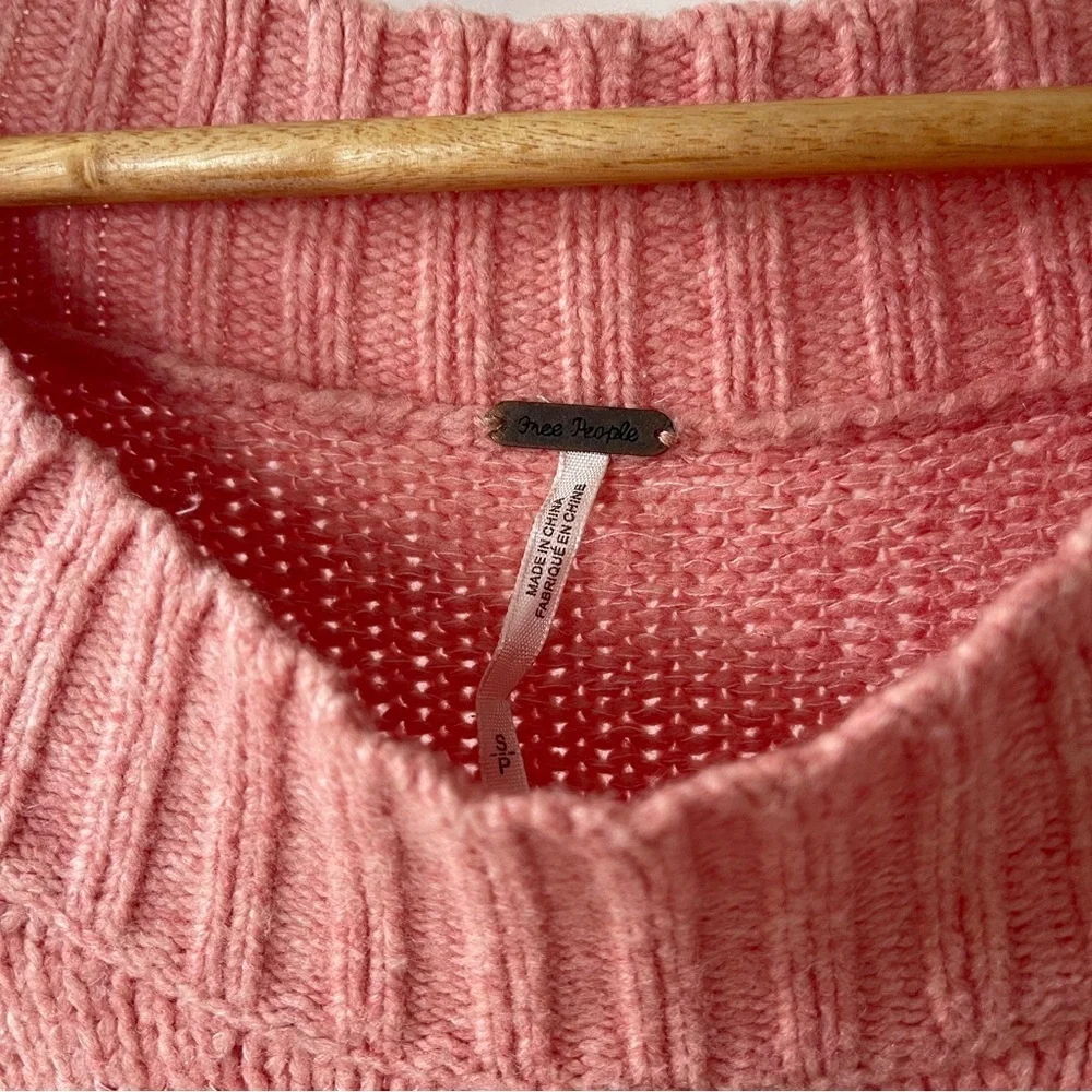 Free People Blush Knit Pullover